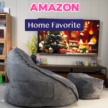 Cloud Bean Bag Chair with Ottoman thumbnail