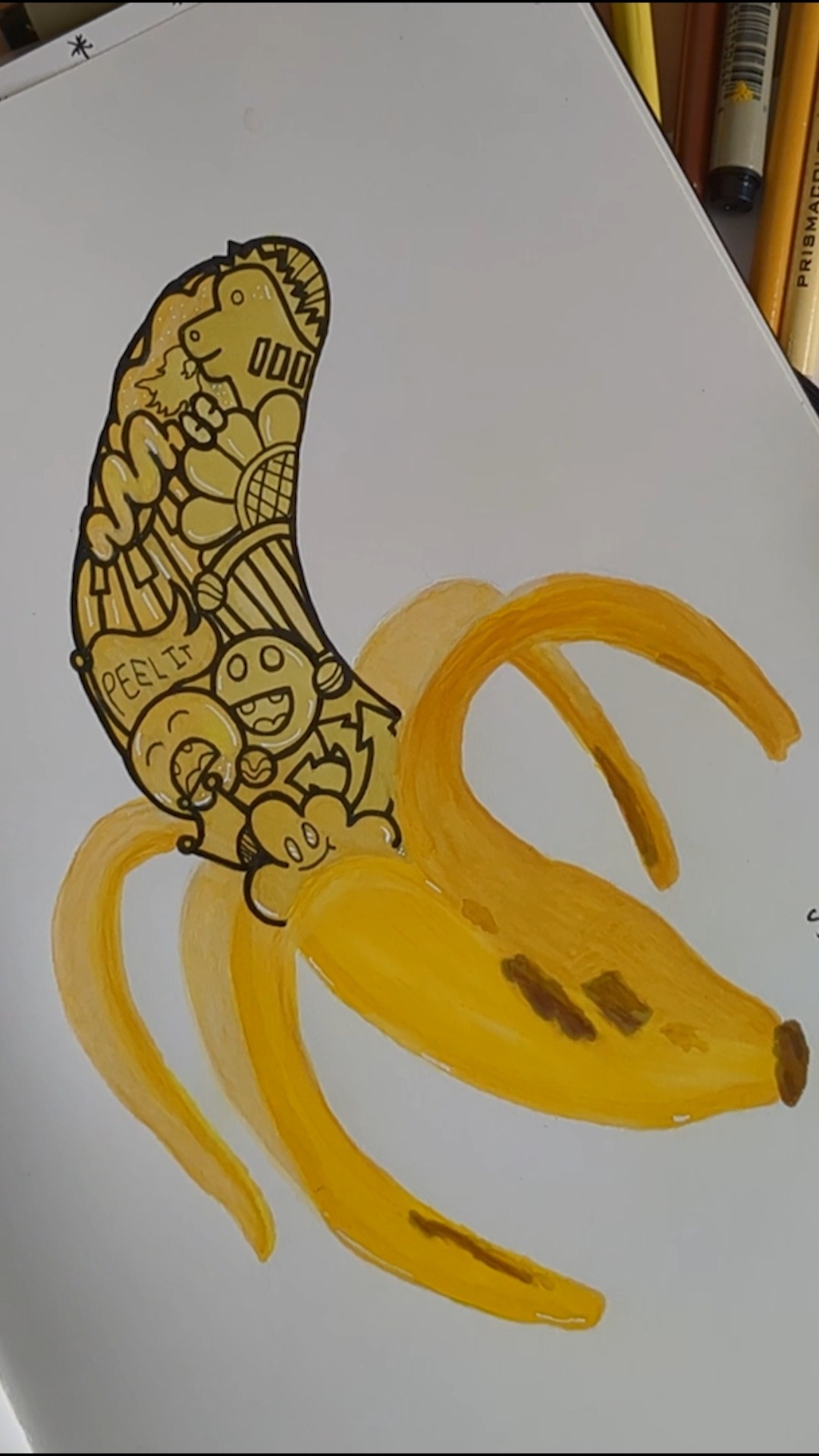 Here is the process of creating Banana Doodle 2.0 

Song: Banana Boat (Day-O) by Harry Belafonte

#banana #bananasong #b