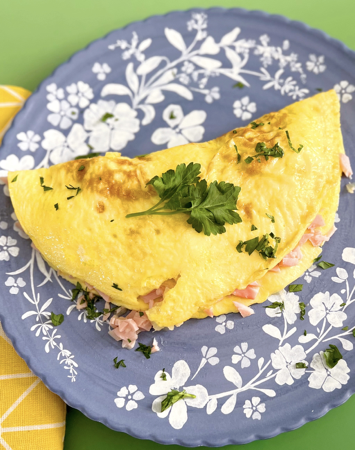 1950s Easter Omelet with Ham & Pineapple | Mid-Century Recipe — Vintage By the Bite Retro Food Blog thumbnail
