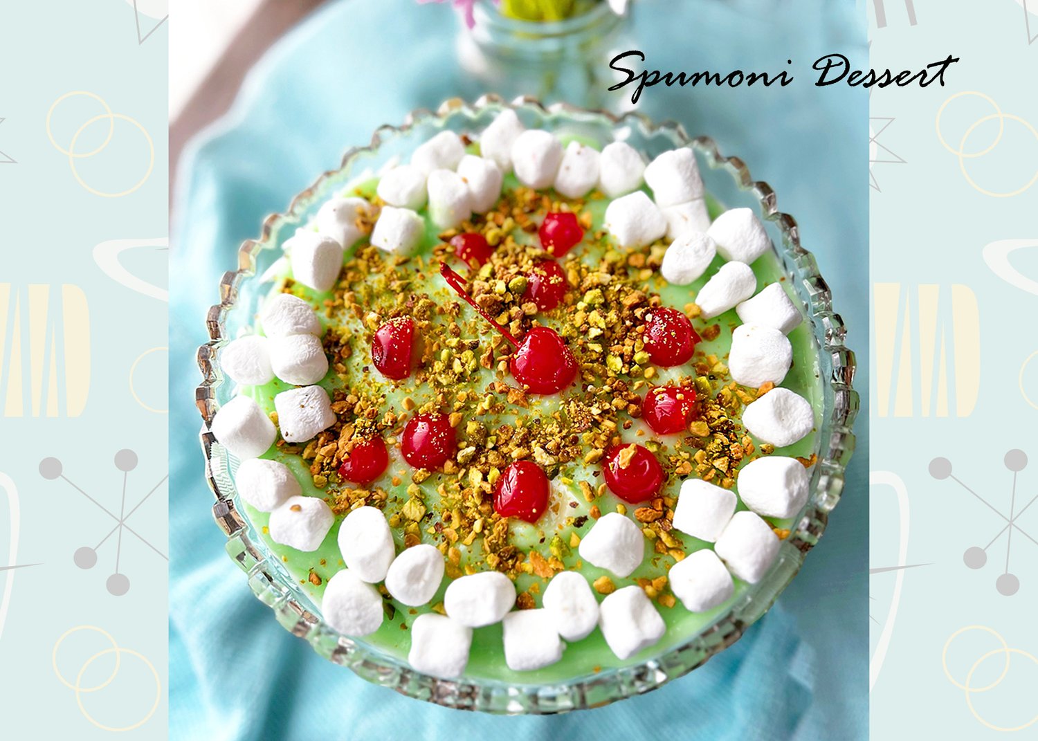 Creamy Spumoni Dessert – Easy No-Bake Layered Pudding  — vintage by the bite thumbnail