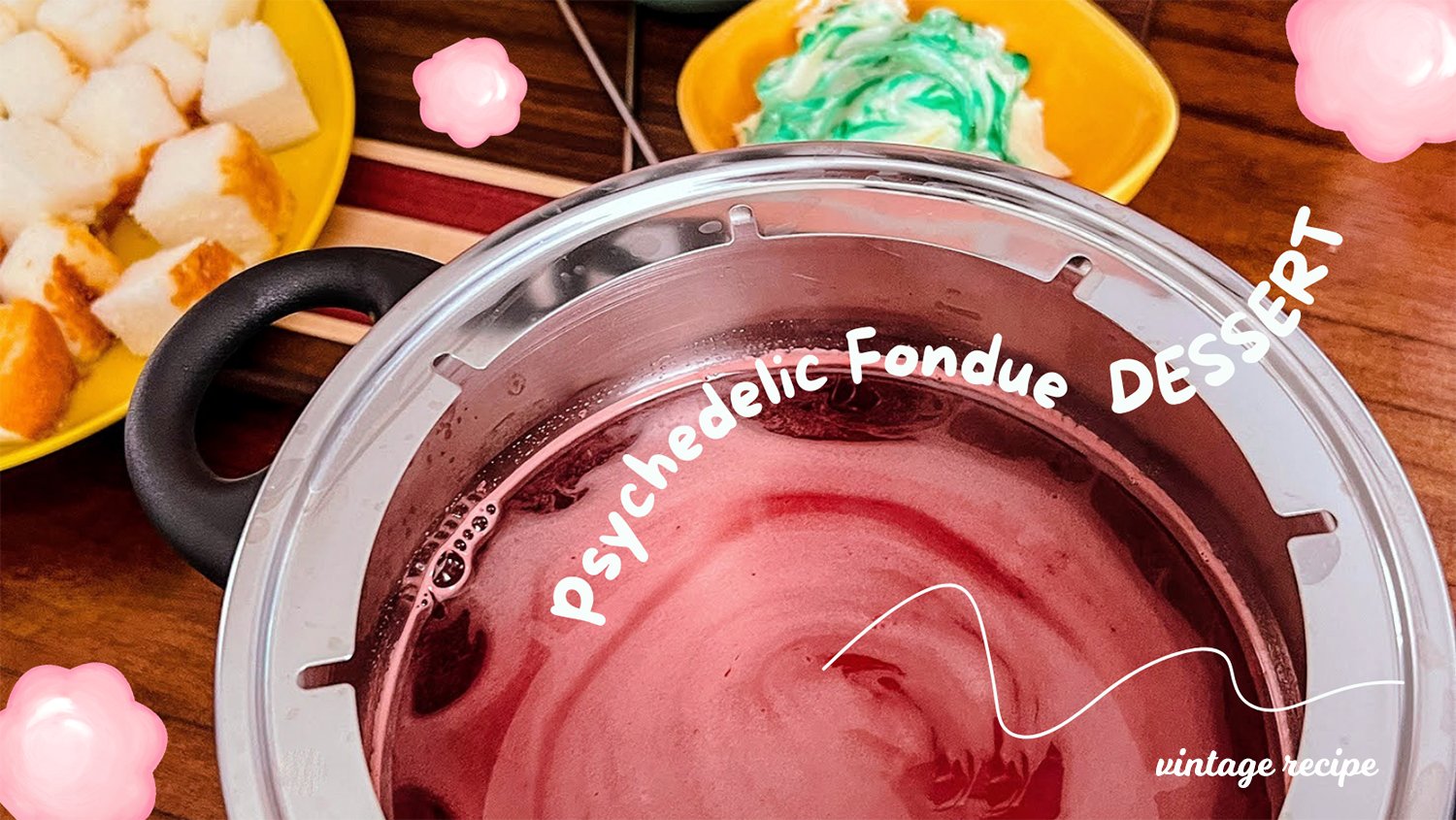 Psychedelic Dessert Jello Fondue — Vintage By the Bite Retro Food Blog thumbnail