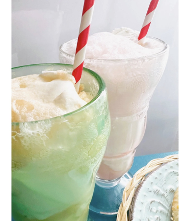Retro-Style Diet Ice Cream Floats — vintage by the bite thumbnail