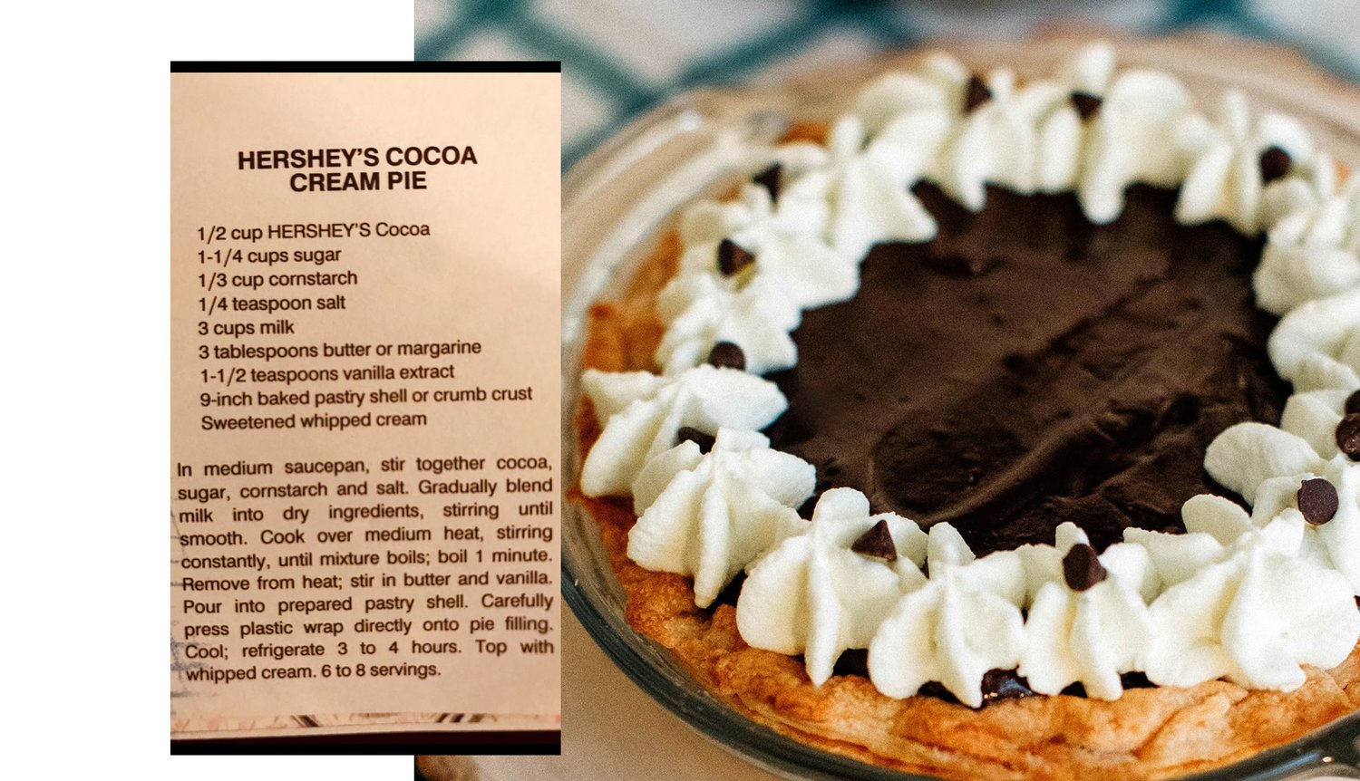 Hershey’s Cocoa Chocolate Cream Pie — vintage by the bite thumbnail