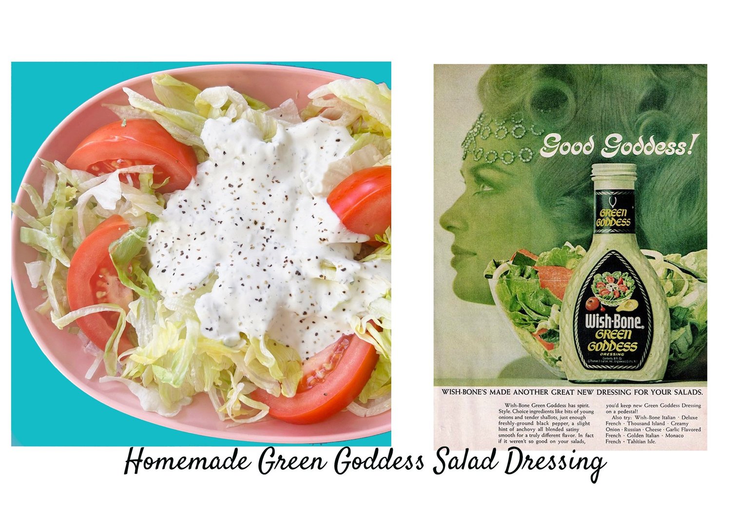 1950s Green Goddess Salad Dressing | Vintage Recipe — Vintage By the Bite Retro Food Blog thumbnail