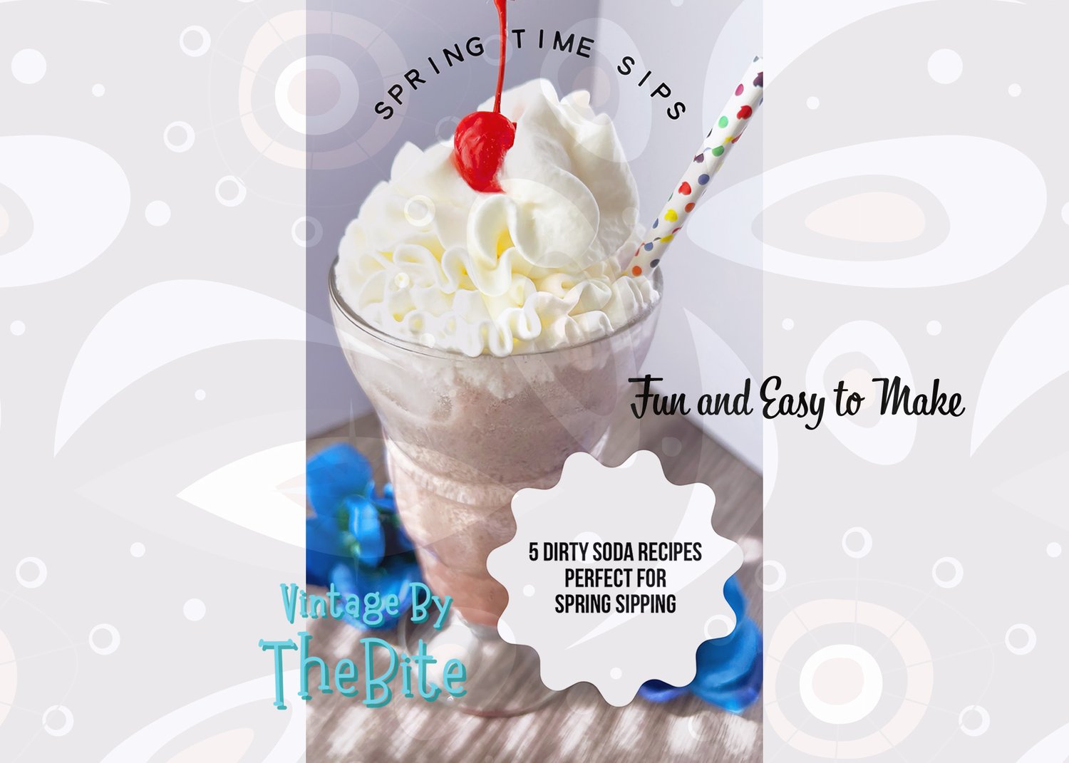 5 Spring Dirty Soda Combos to Try | Vintage-Inspired Fizzy Drinks — vintage by the bite thumbnail