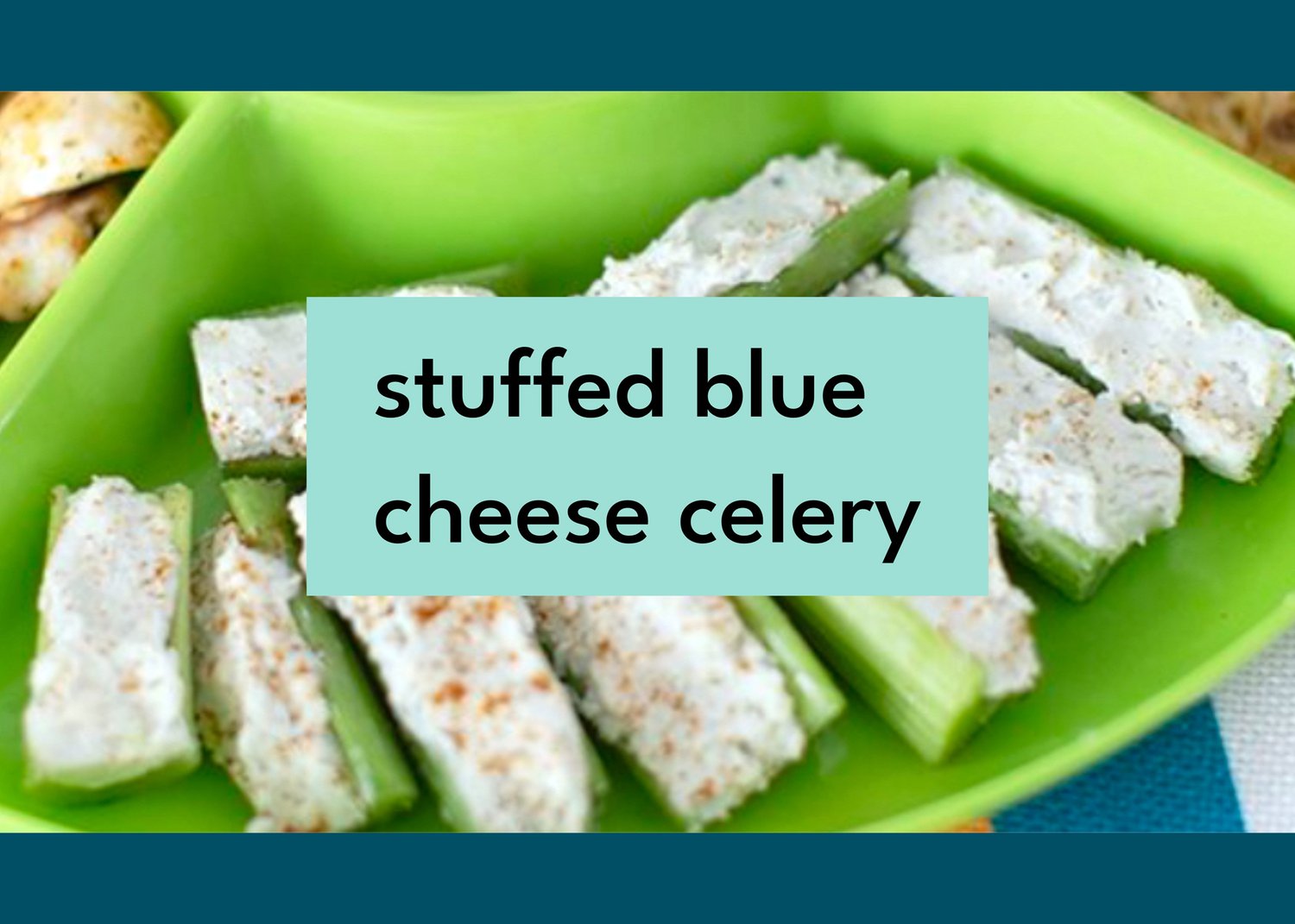 Stuffed Blue Cheese Celery | Vintage Appetizer 1949 — vintage by the bite thumbnail