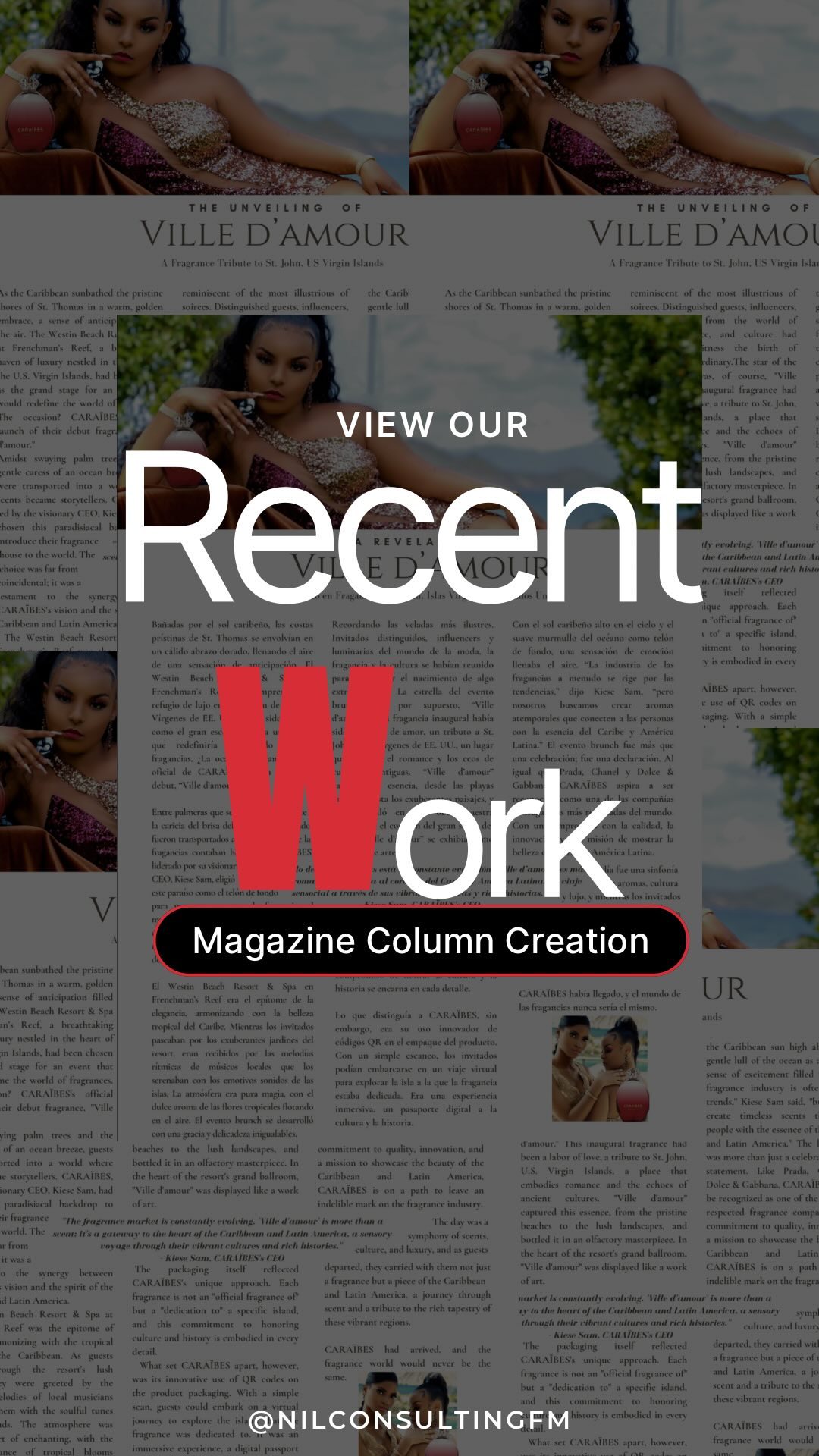 From concept to creation ✍🏾✨ 

Check out how we crafted a full-page column for our client in both English and Spanish, s