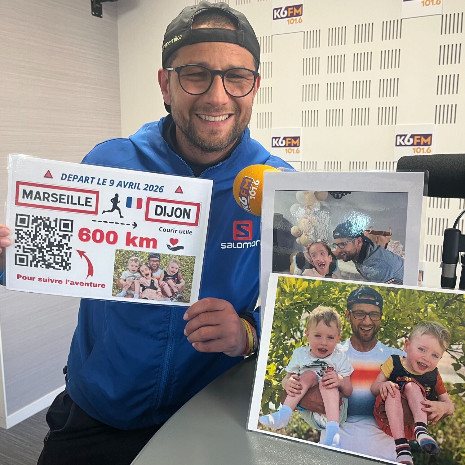  De Marseille à Dijon, Mickaël va courir 600 km en 15 jours pour aider trois enfants handicapés thumbnail