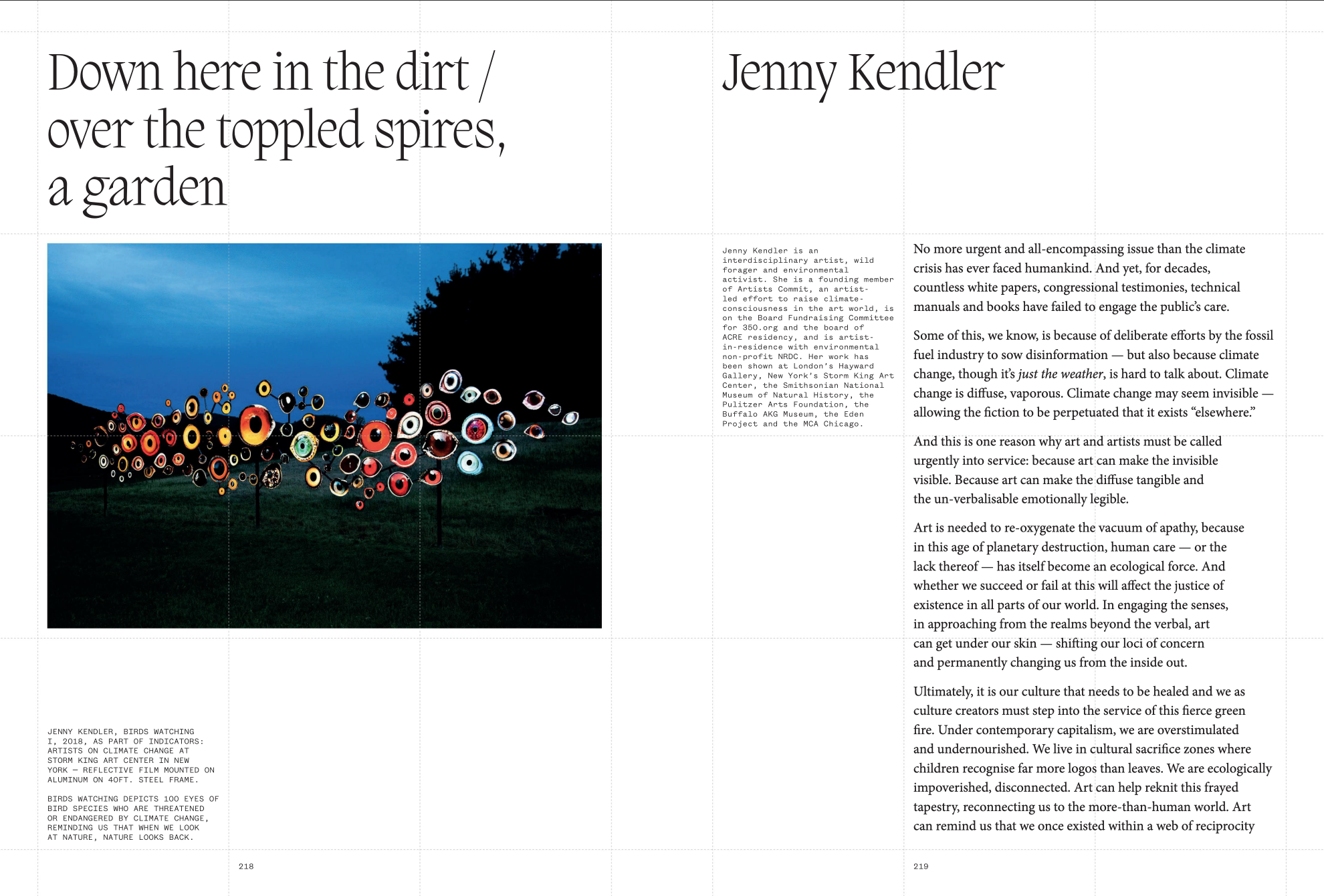 Essay: Art in the Age of Planetary Destruction (pg 218-223) thumbnail