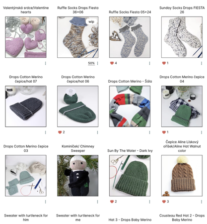 Ravelry projekty  thumbnail