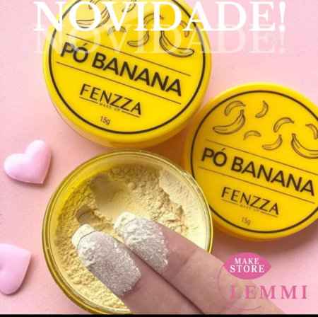 Pó Banana Fixador Translucido Finalizador - Fenzza thumbnail