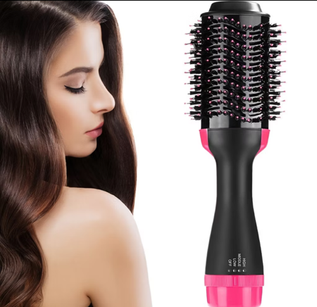 Escova Secadora Alisador Elétrica Quente Cabelo Com 3 Em1 Hair Styler thumbnail