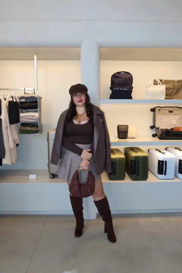 Some fits I’ve worn recently as a plus size girlie in Chicago 🤎  #curvytiktok #plussizeedition #curvyfashion #chicago 