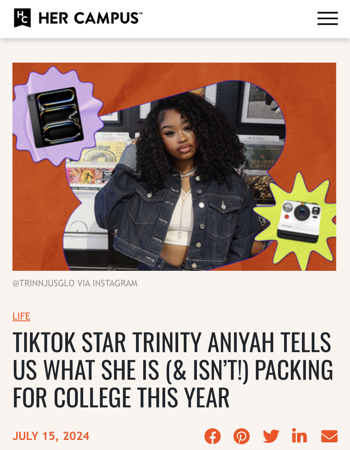 Her Campus Article  thumbnail