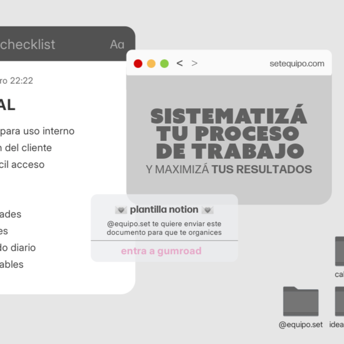 portal de clientes y proyectos | Notion Template thumbnail