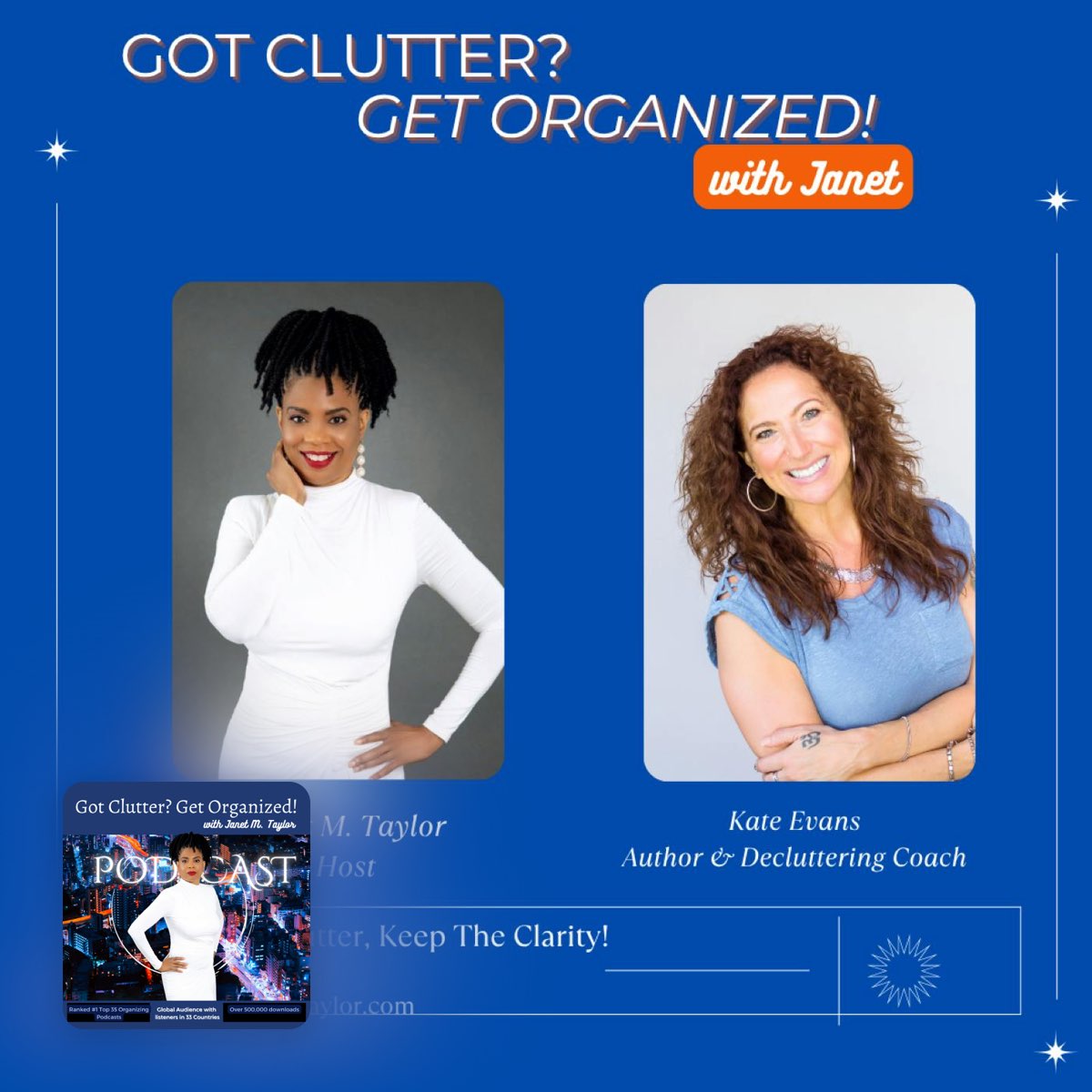 𝘿𝙞𝙩𝙘𝙝 𝙏𝙝𝙚 𝘾𝙡𝙪𝙩𝙩𝙚𝙧, 𝙆𝙚𝙚𝙥 𝙏𝙝𝙚 𝘾𝙡𝙖𝙧𝙞𝙩𝙮 | Got Clutter? Get Organized! with Janet thumbnail