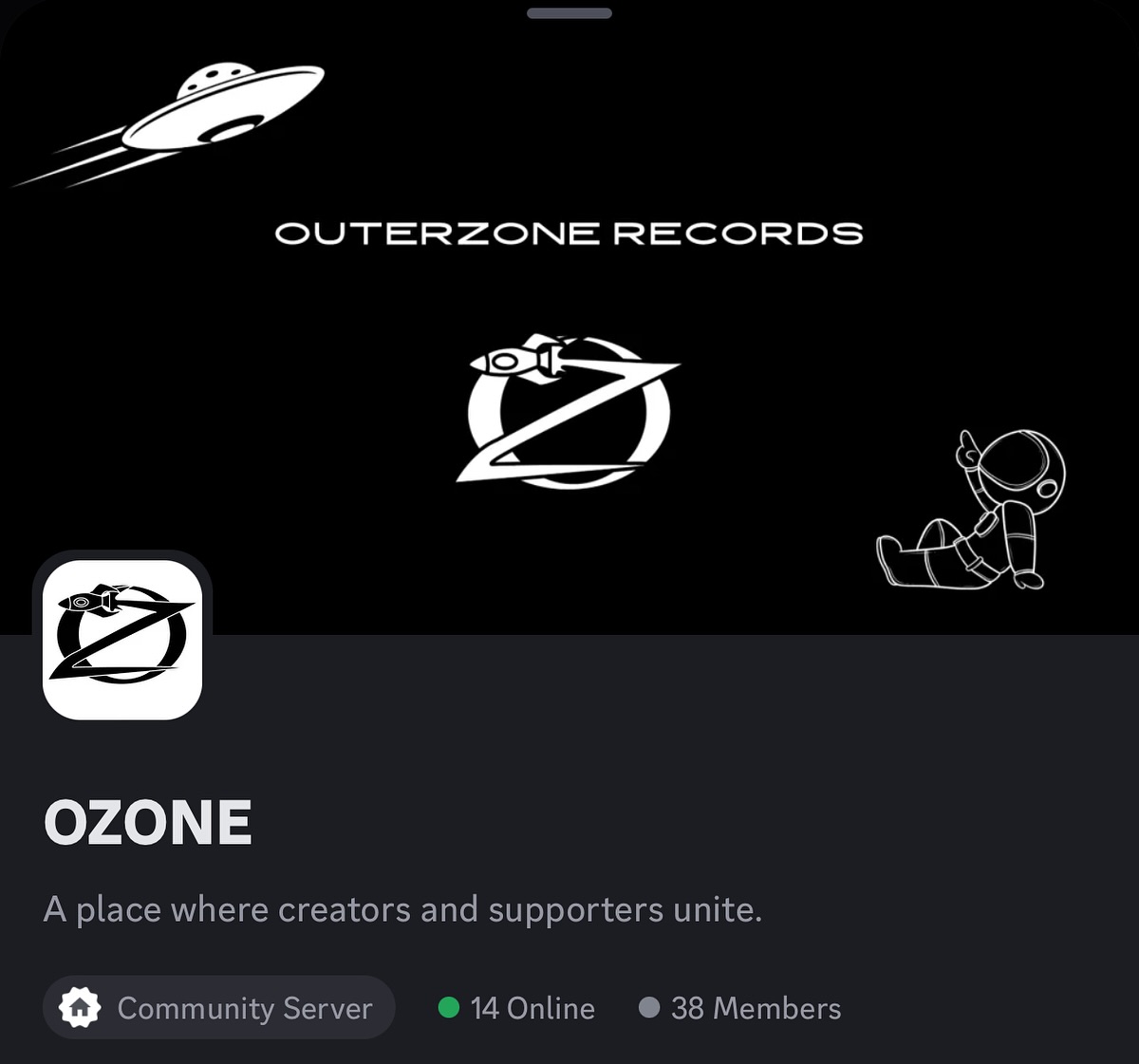 OuterZone Records has created an official server on Discord for fans & supporters to stay in the loop with exclusive con