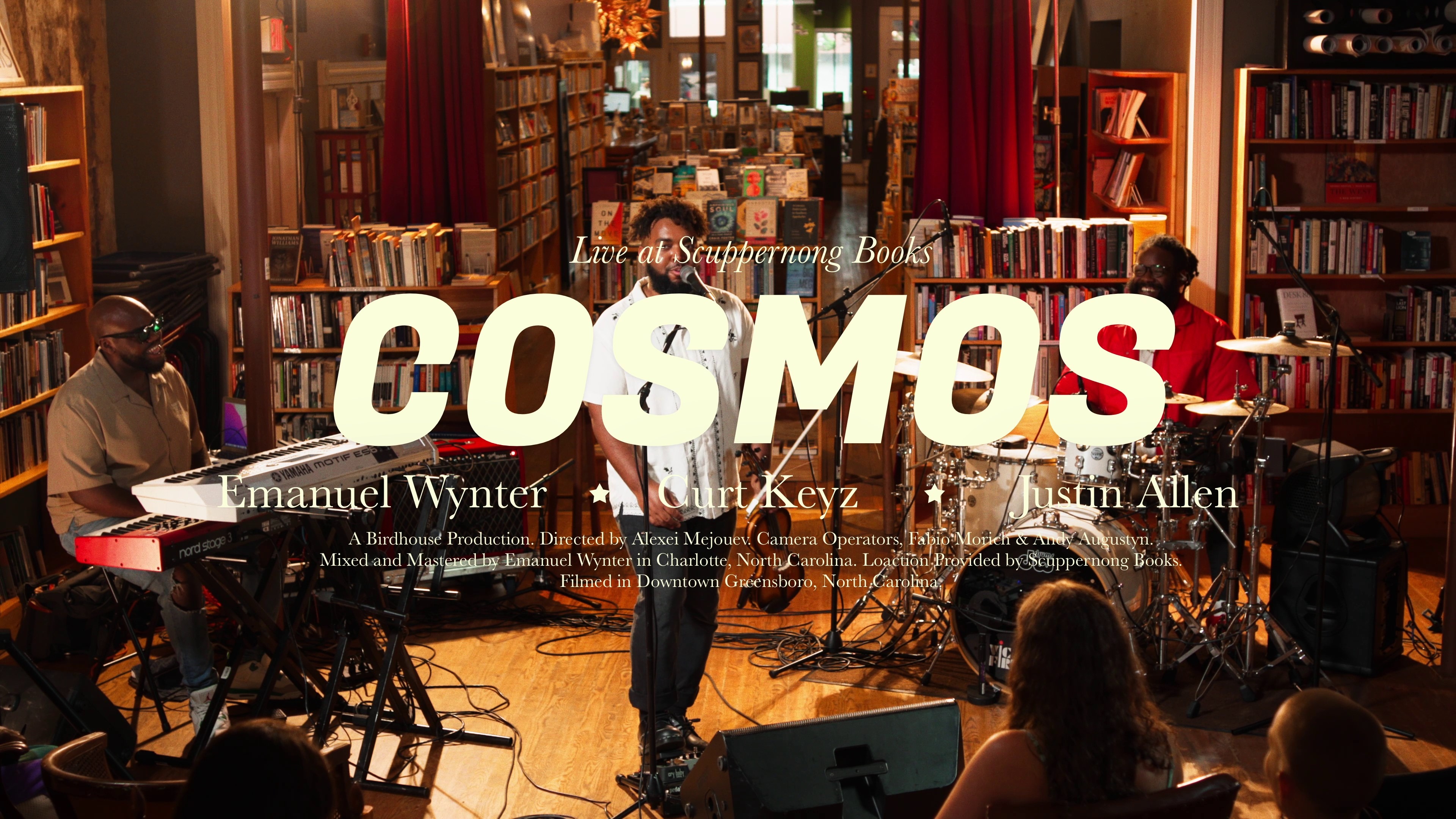 Cosmos (Live at Scuppernong Books) - YouTube thumbnail