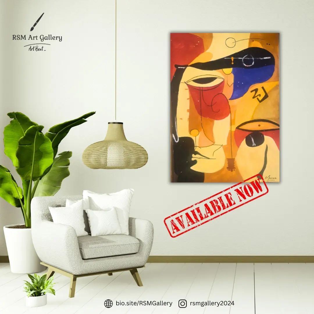 💥 Make a touch of art at you home and let this tableau be yours 
💫"Saadon - سعدون"💫
Available now Gouache Painting on 25
