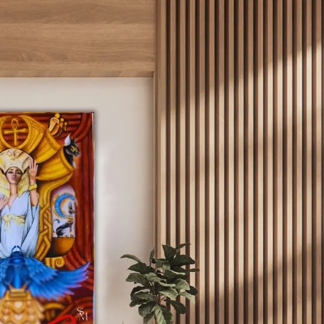 RSM Art Gallery 🖌 on Instagram‎: "For all Pharoahs lovers🇪🇬🔥 .. Meet our New painting 🌟
🎆 Hamees - هاميس 🎆

 **Available for Sale Now** ✨ 
📍 Visit RSM Gallery or DM us for inquiries. Own a masterpiece that speaks the language of emotion.  Available woodeb Colored Pencils 70*100 canvas on Digital Version.
Can be also available on Oil, Acrylic and digital versions
 
Artist: Shaymaa Mohamed ❤

#RSMGallery  #OilPainting #acylicpainting #ArtForSale #EmotionalArt #GalleryMoments #ArtCollectorDreams
#Egypt #Cairo #Giza #alex #art"‎ thumbnail