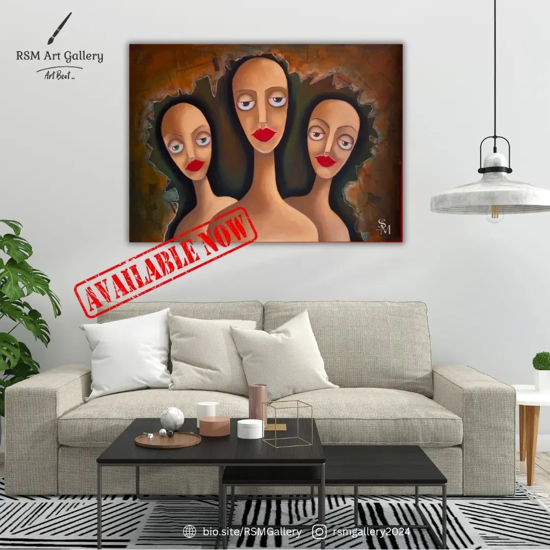 💥Let's start with our first choice for you 
💫"Faces - وجوه"💫
Available now Oil Painting on 70*100 canvas. 👌
Artist: Shay