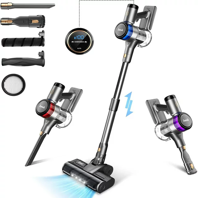 INSE S9 Cordless Vacuum Cleaner, 400W Stick Vacuum thumbnail
