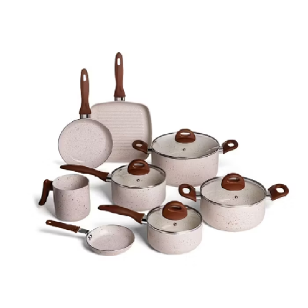 Jogo de panelas de cerâmica (compatível com fogão a gás) thumbnail