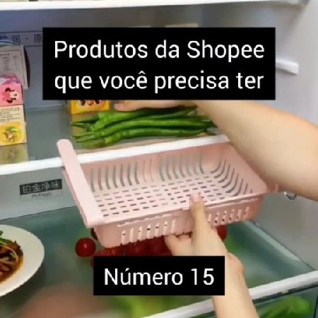 Shopee (N° 15) – Cesto organizador para geladeira thumbnail
