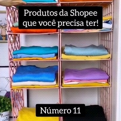 Shopee (N° 11) – Organizador de Roupas para pendurar no cabideiro thumbnail