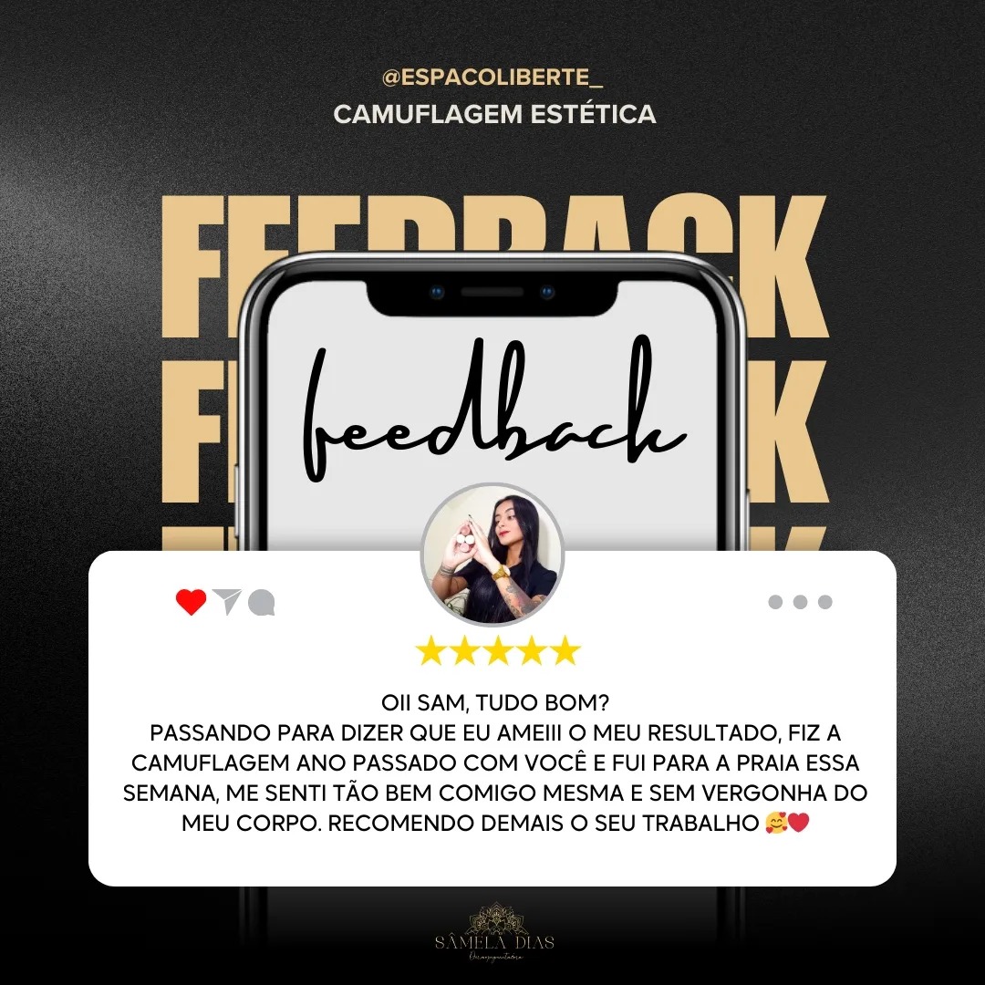 Aquele feedback que enche os olhos de lágrimas 🥺😍🤌🏽✨

E você está esperando o que para se sentir livre? 📢
.
.
.
.
.
#fee