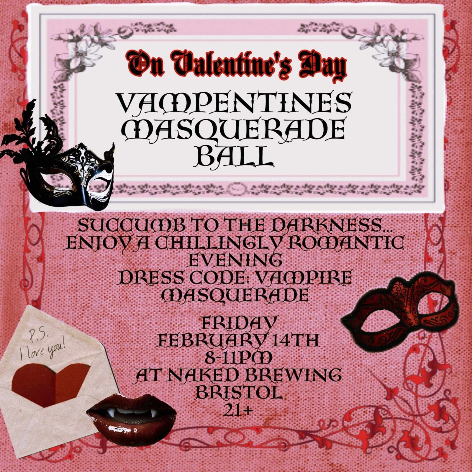 Vampentine's Masquerade Ball Feb 14 8-11p  thumbnail