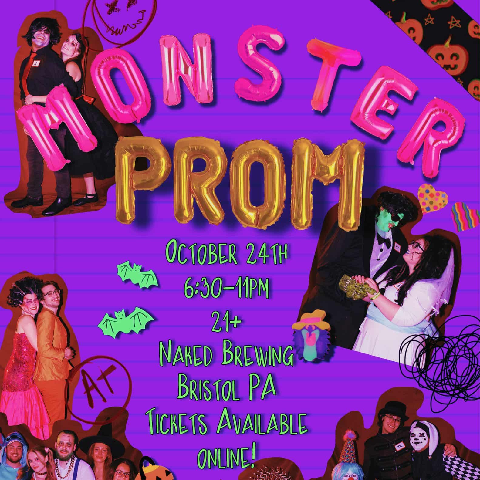 Oct 24 Monster Prom @Naked Brewery thumbnail