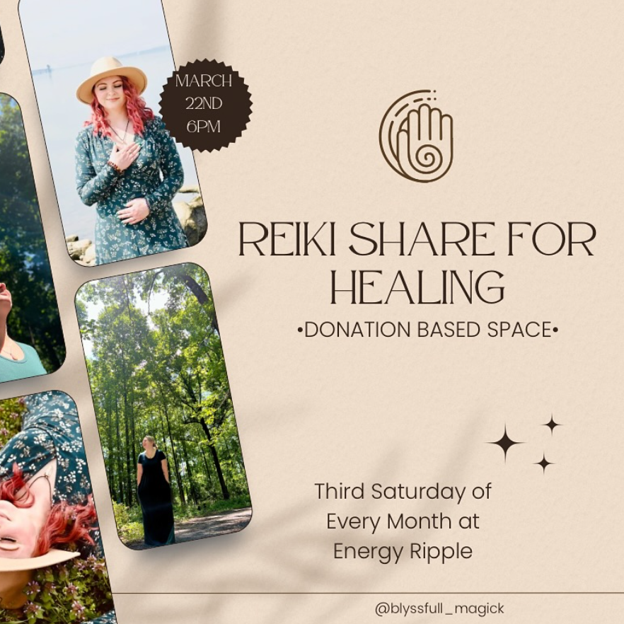 Reiki share w/ Lys March 22 6p Donation Based thumbnail