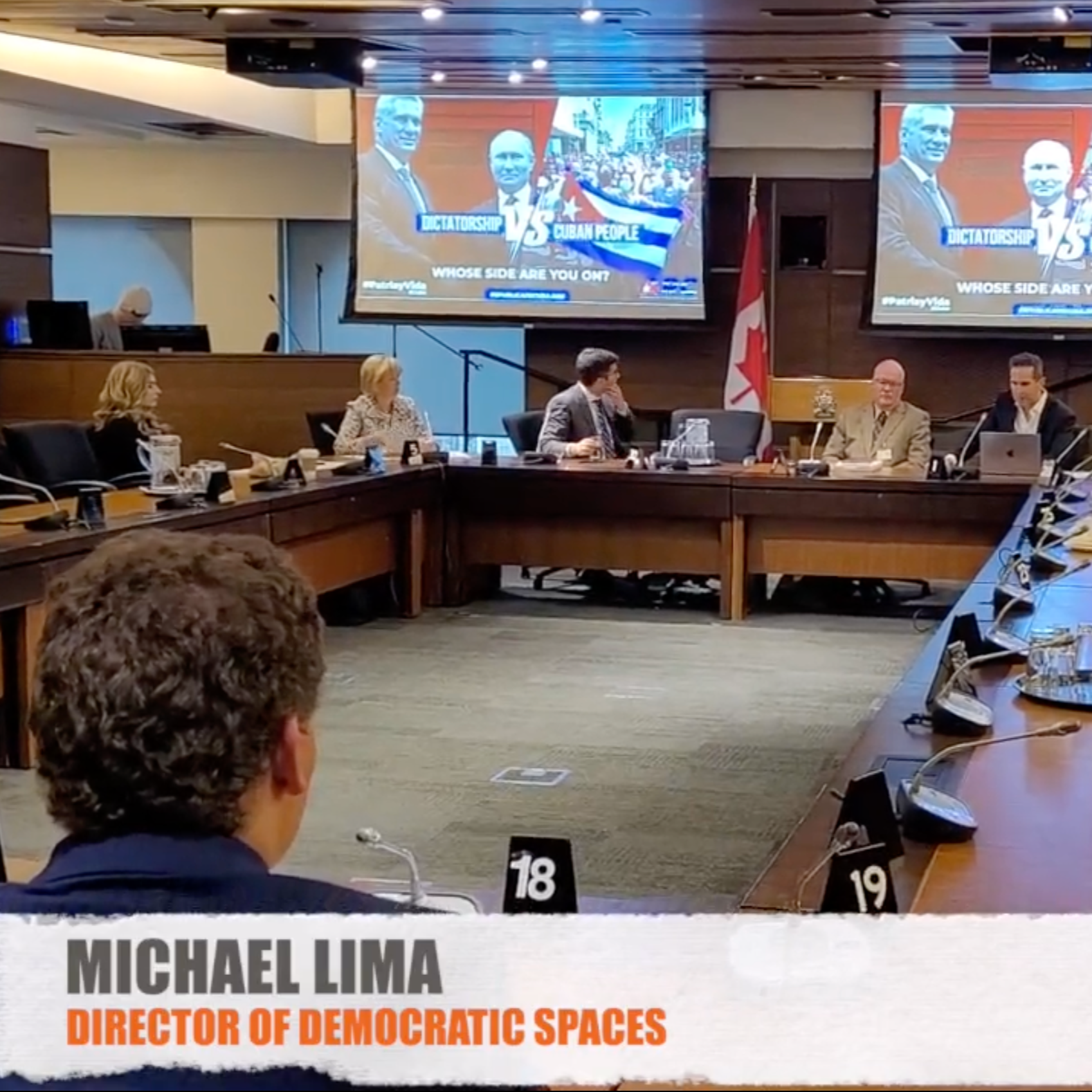 Cubans; The Real Story. Event with Members of Parliament, Ottawa., Canada.  thumbnail