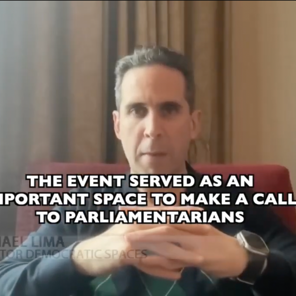 America Teve Coverage of Event in Parliament  thumbnail