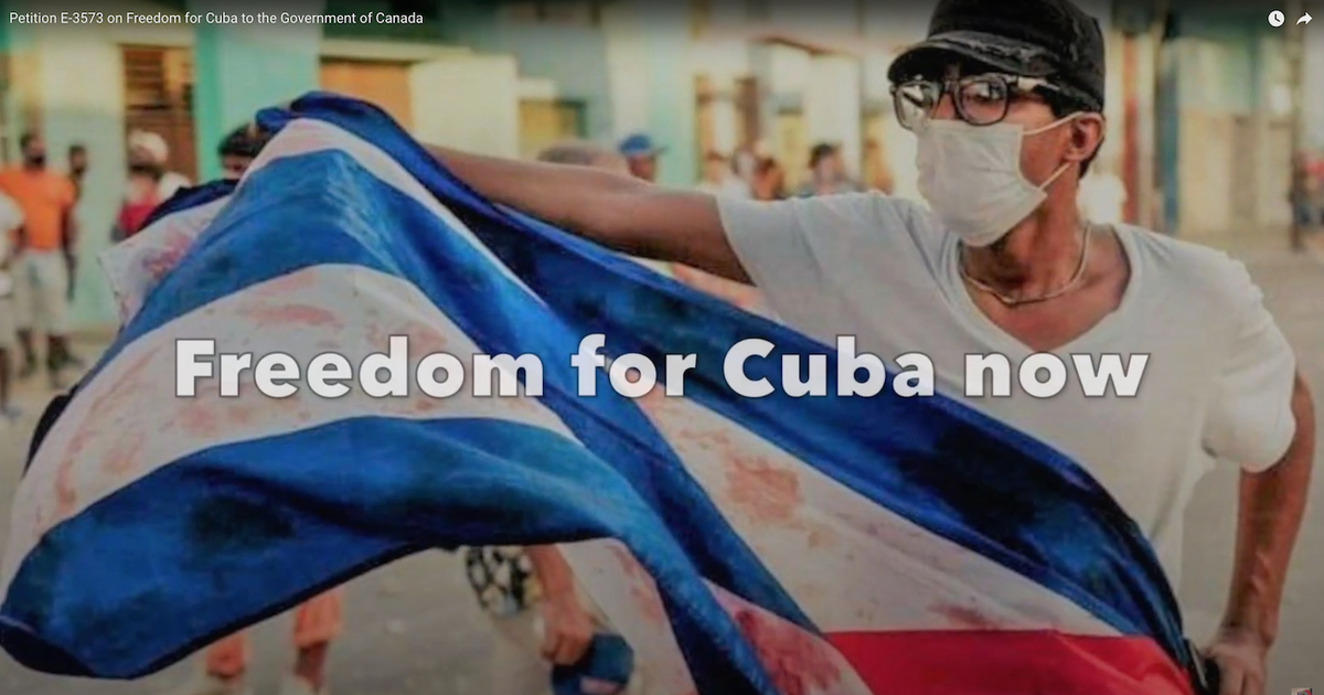 Presentan en Canadá petición por la democracia en Cuba thumbnail