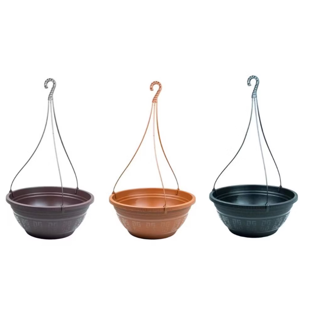 Kit 6 Vasos Cuia Redondo Com Alça 50cm Vaso Tacho 6 Litros Plastico thumbnail