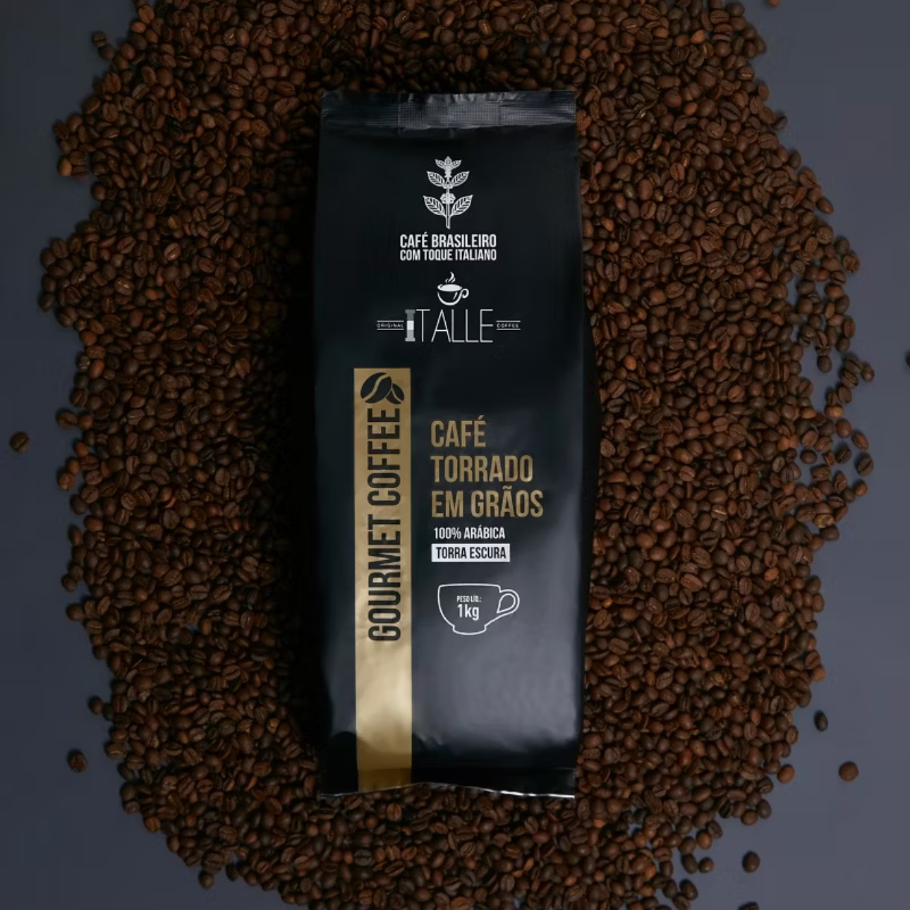 Café Torrado Arábica Em Grãos 1kg Gourmet thumbnail