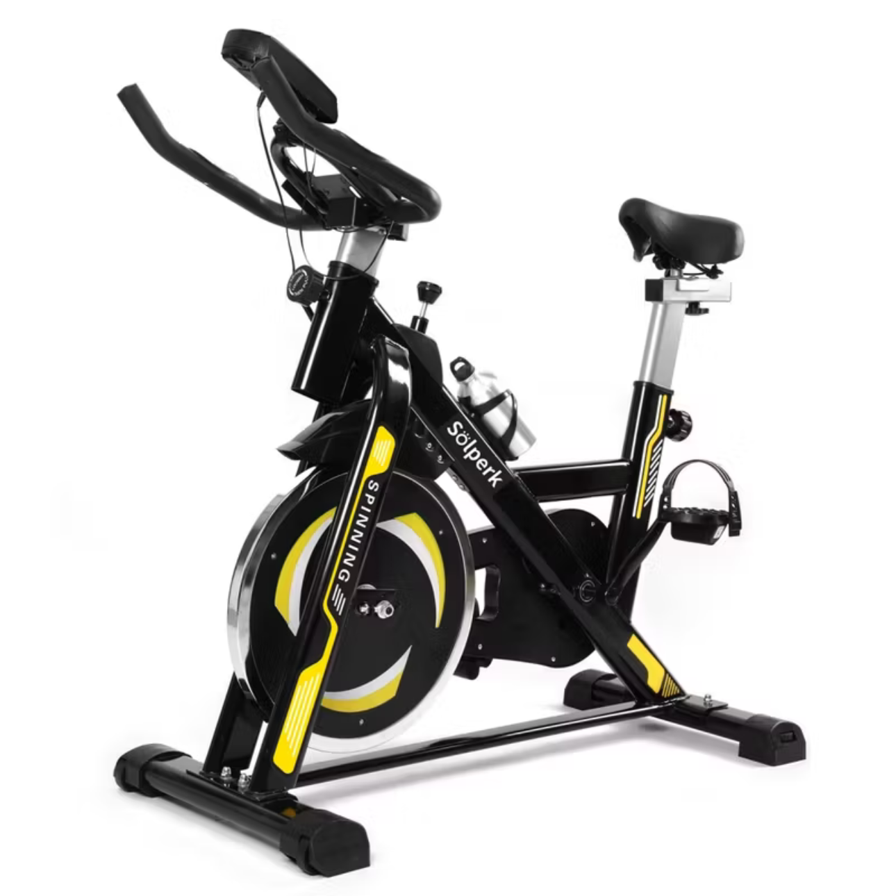 Bicicleta Spinning Ergométrica Para Exercícios Com Monitor Profissional  Com Roda De Inércia De 8kg thumbnail