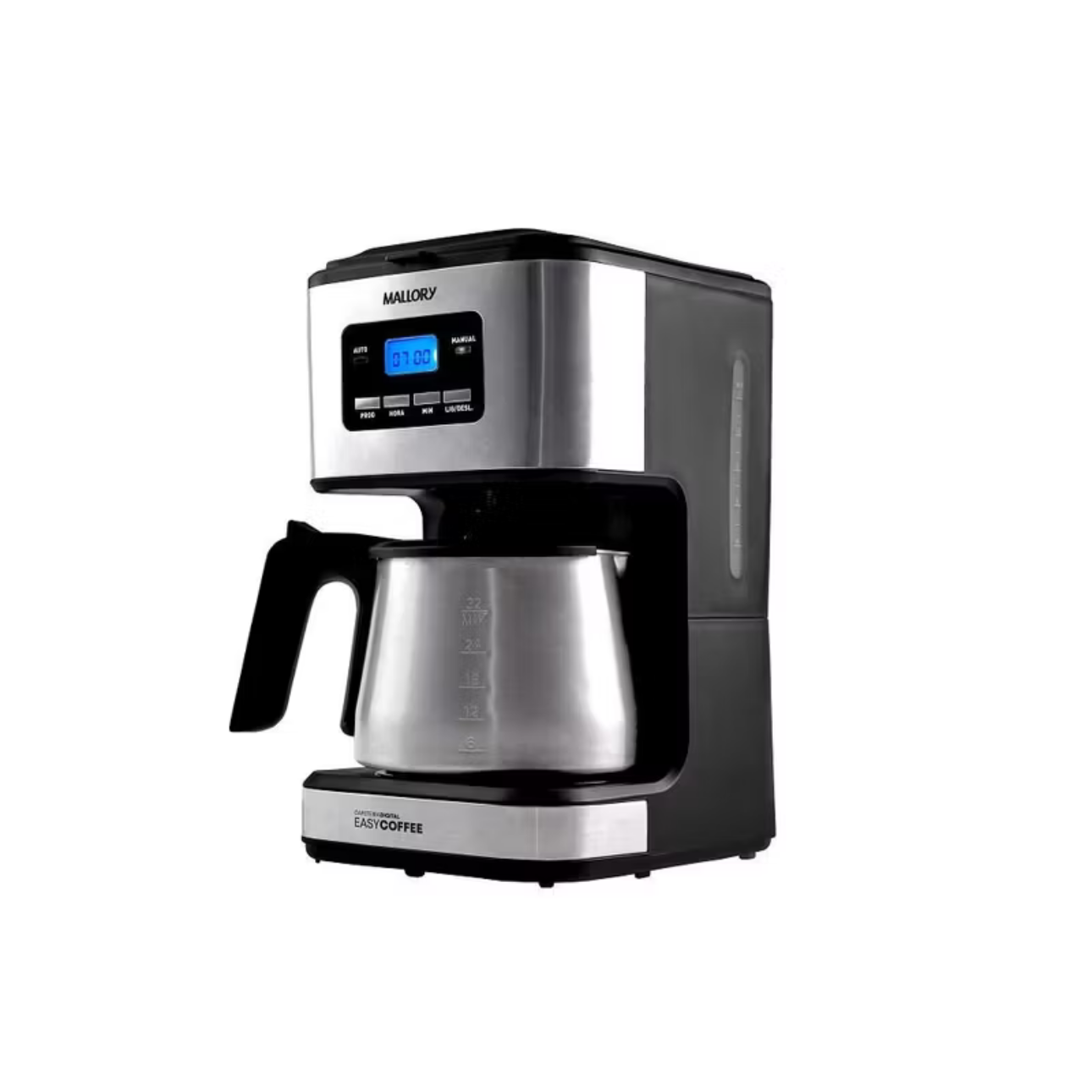 Cafeteira Elétrica Mallory 1,5 Litros Easy Coffee Preto e Inox - 127V thumbnail