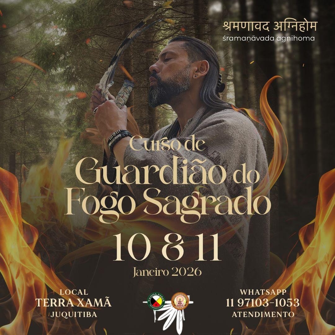 » Curso de Guardião do Fogo Sagrado Ancestral | Edição de Outono | 18 e 19.Abril.2026 | Presencial no Terra Xamã | Juquitiba-SP thumbnail