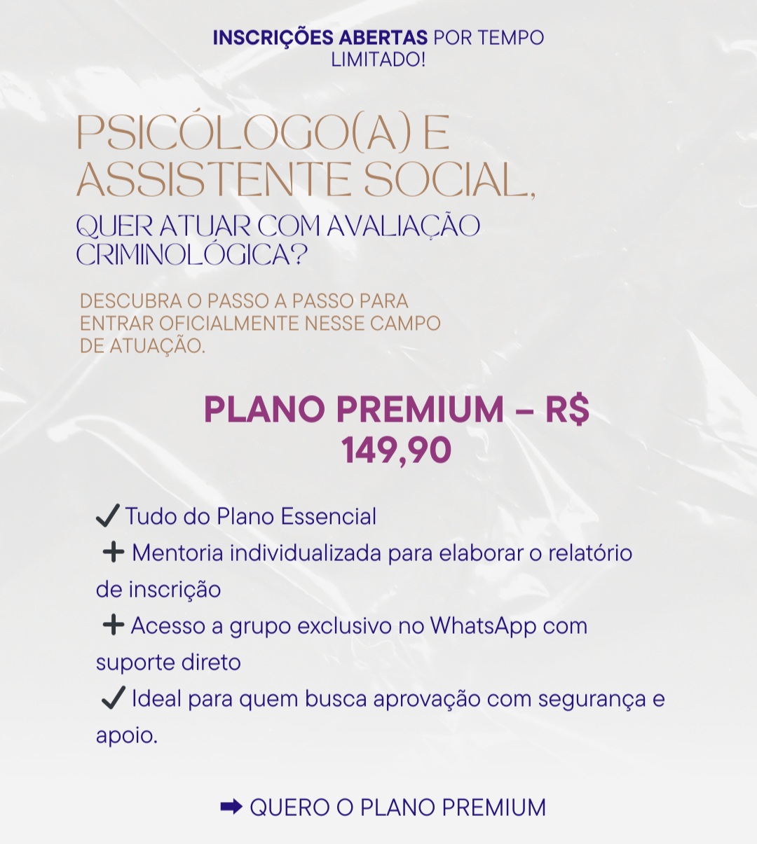 Aula Estratégica: Avaliação Criminológica - R$149,90 thumbnail