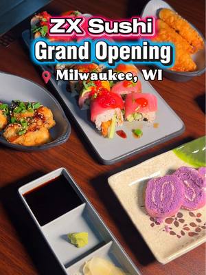 New sushi spot alert in Milwaukee @ZX Sushi 🍣 ZX Sushi just opened and they’re bringing an all-you-can-eat sushi experie