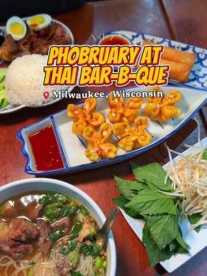Phobruary at 📍Thai Bar-B-Que in Milwaukee, Wisconsin 🍜🍲  Shoutout to @mkeeeeeats for sharing this!  #creatorsearchinsigh