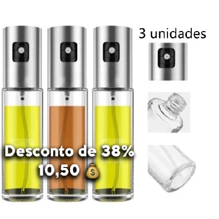 Spray pulverizador borrifador azeite vinagre em vidro thumbnail