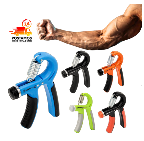 Hand Grip Flexor De Punho Exercício Para Mãos Ajustável Mola 60 Kg Treinar Antebraço thumbnail