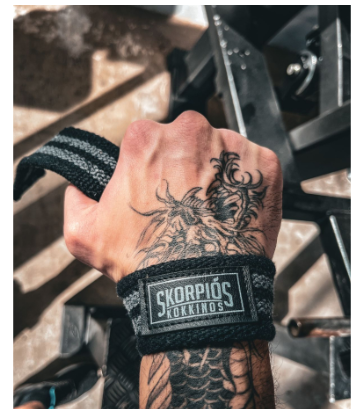 Par Straps 100% algodão para academia, cross fit e musculação. thumbnail