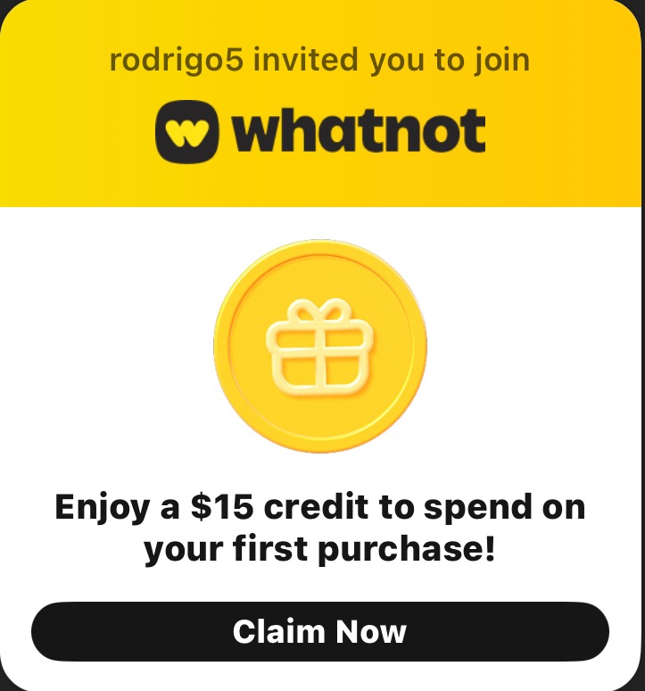 Enjoy a 15$ credit to enjoy on your first purchase! thumbnail