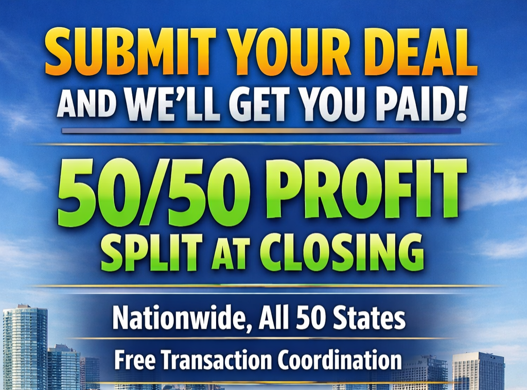 Exclusive-Only JV Dispo w/ 50/50 Split thumbnail