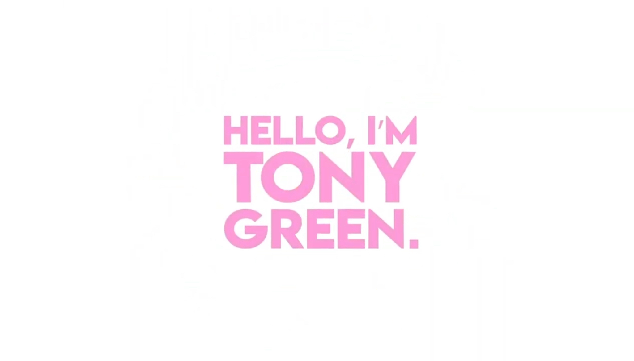 Hello, I’m Tony Green. thumbnail